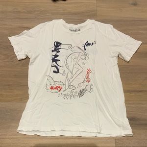 White Grimes concert tee